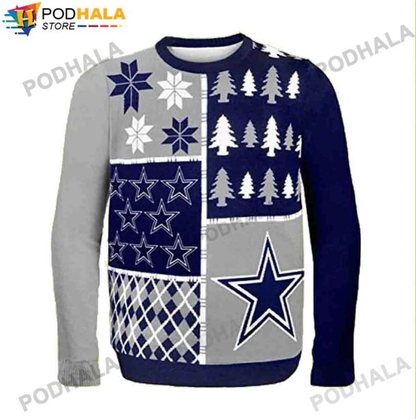 Dallas Cowboys Sweater Christmas Tree Ugly Christmas Sweater
