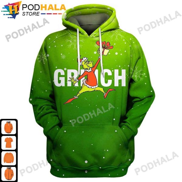 Grinch Christmas Give Gift 3D Hoodie AOP Grinch Gifts