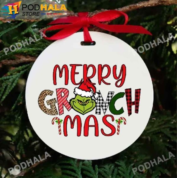 Grinch Christmas Ornaments, Merry Grinch Mas Xmas Gifts