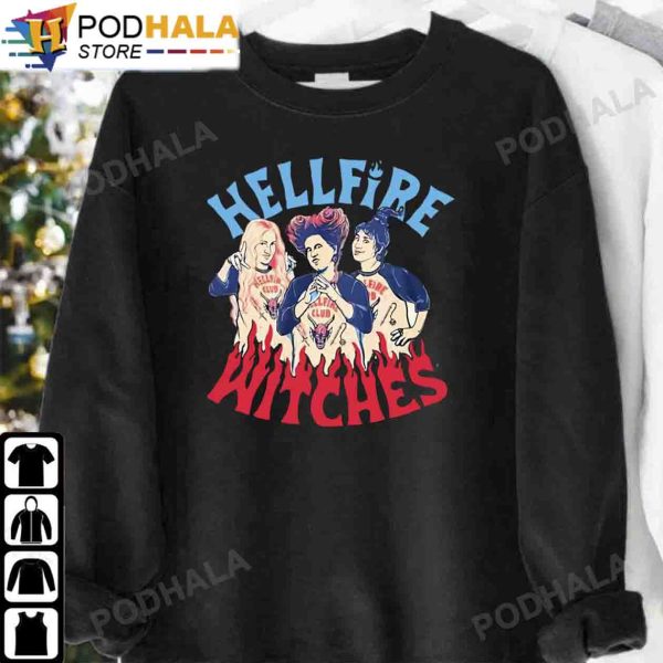 Hellfire Witches Hocus Pocus T-Shirt, Halloween Gifts