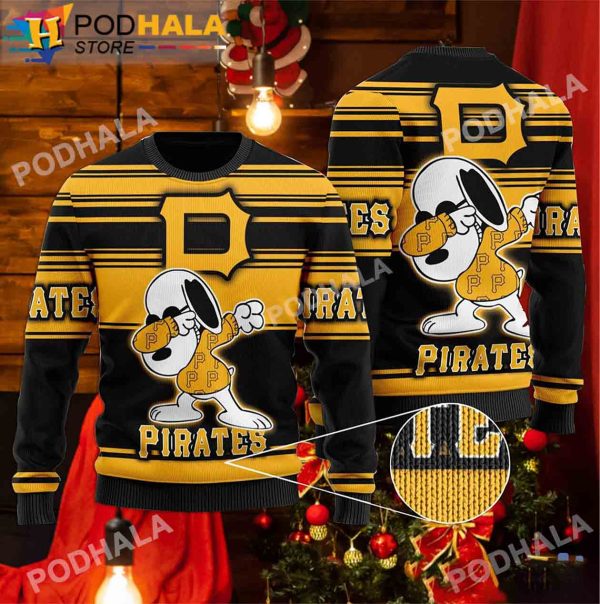 Pittsburgh Pirates MLB Snoopy Lover Xmas Gifts Ugly Christmas Sweater