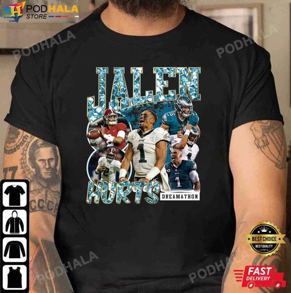 Jalen Hurts Shirt Philadelphia Eagles Football NFL for Fans