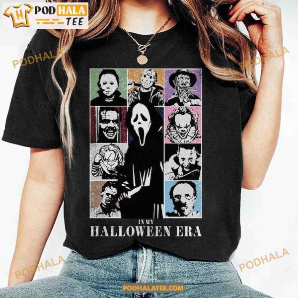 Horror Movie Character In My Halloween Era Tour Style Costume Shirt
