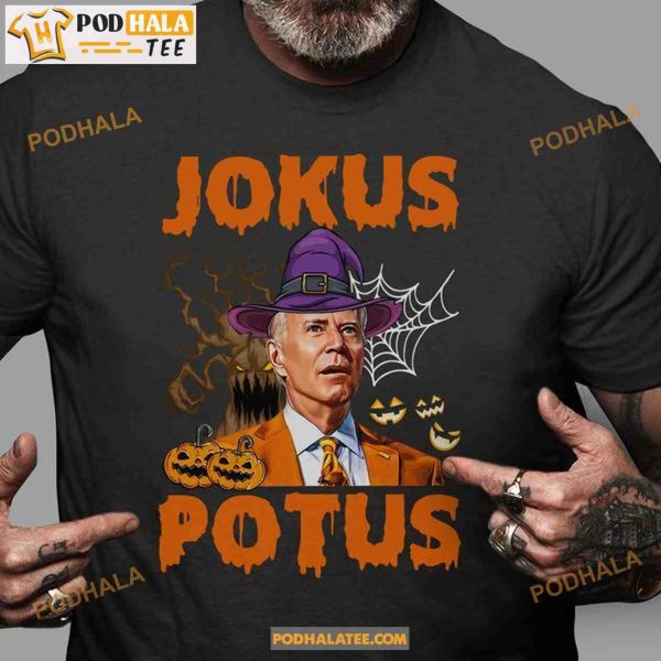 Jokus Potus Joe Biden Witch Halloween Shirt