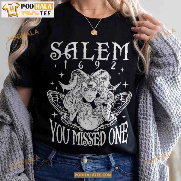 Vintage Salem Witch 1692 Sweatshirt, Massachusetts Witch Trials Shirt For Women