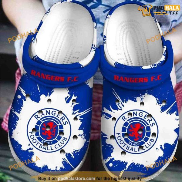 Glasgow Rangers Football Club Themed Crocs Crocband Slippers