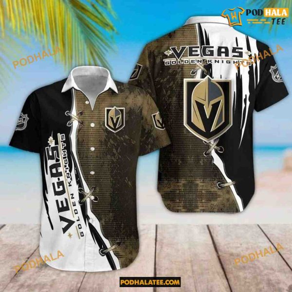 NHL Vegas Golden Knights Hawaiian Shirt Aloha Gift For Hockey Fans
