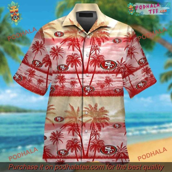 49Ers Women’s Apparel San Francisco Hawaiian Short Sleeve Shirt