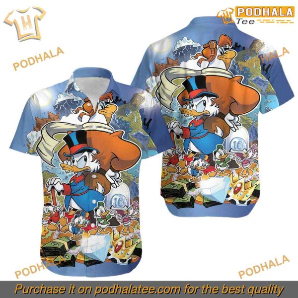 Animal Kingdom Mickey Minnie Hawaiian Shirt, Aloha Shirt Disney Style, Adventure Wear