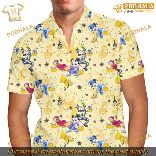 Boo To You Mickey Halloween Disney Aloha Hawaiian Shirt, Festive Gift