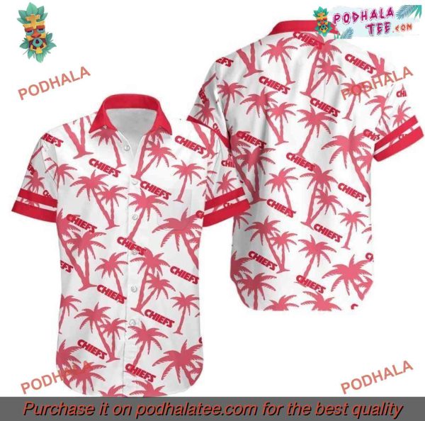 Coconut Tree NFL Gift Chiefs Hawaii Shirt, and Shorts Fan Gear