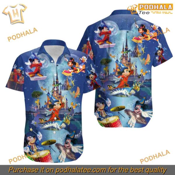 Disney Mickey Magic Hawaiian Shirt, Unique Disney Gifts for Adults