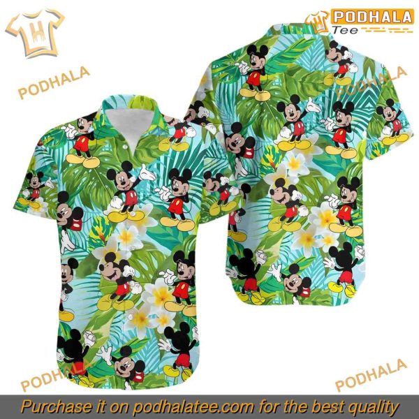 Disney Mickey Mouse Hawaiian Shirt, Great for Disney Adventure