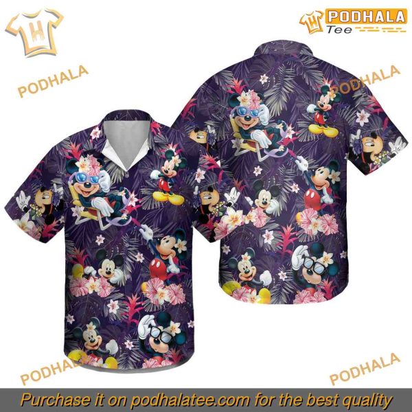 Disney Mickey Mouse Hawaiian Shirt, Great for Disney Park Hopping