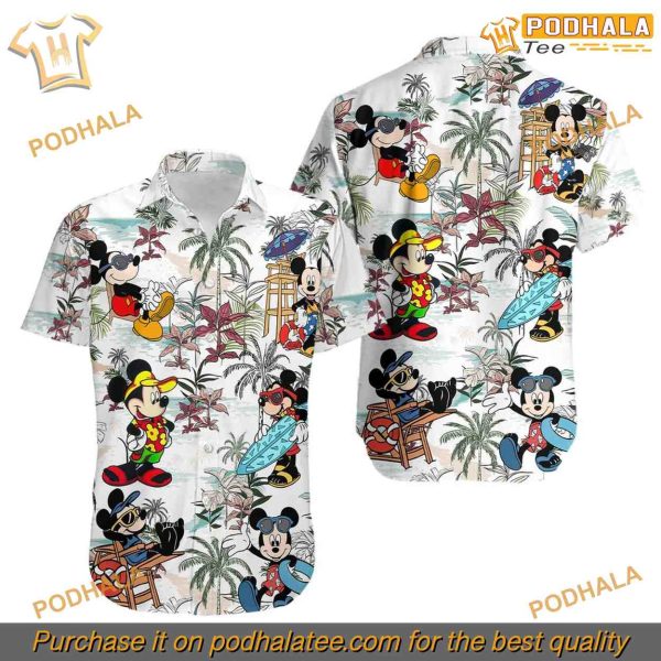 Disney Mickey Mouse Hawaiian Shirt, Timeless Disney Summer Fashion