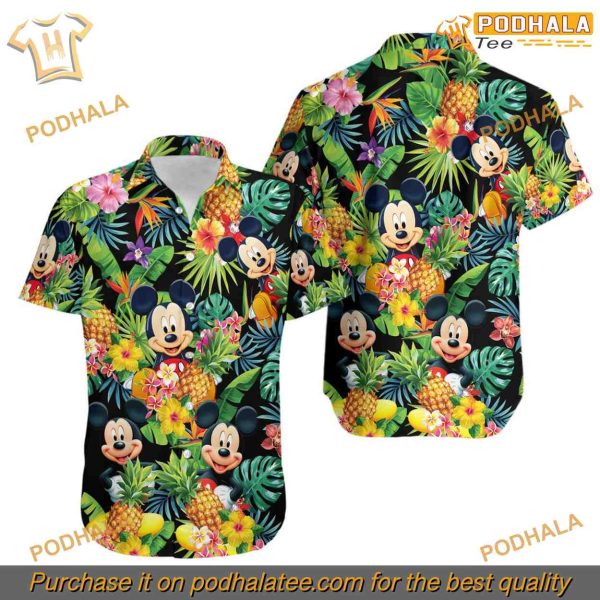 Family Disney Mickey Aloha Shirt, Disney Gift Ideas