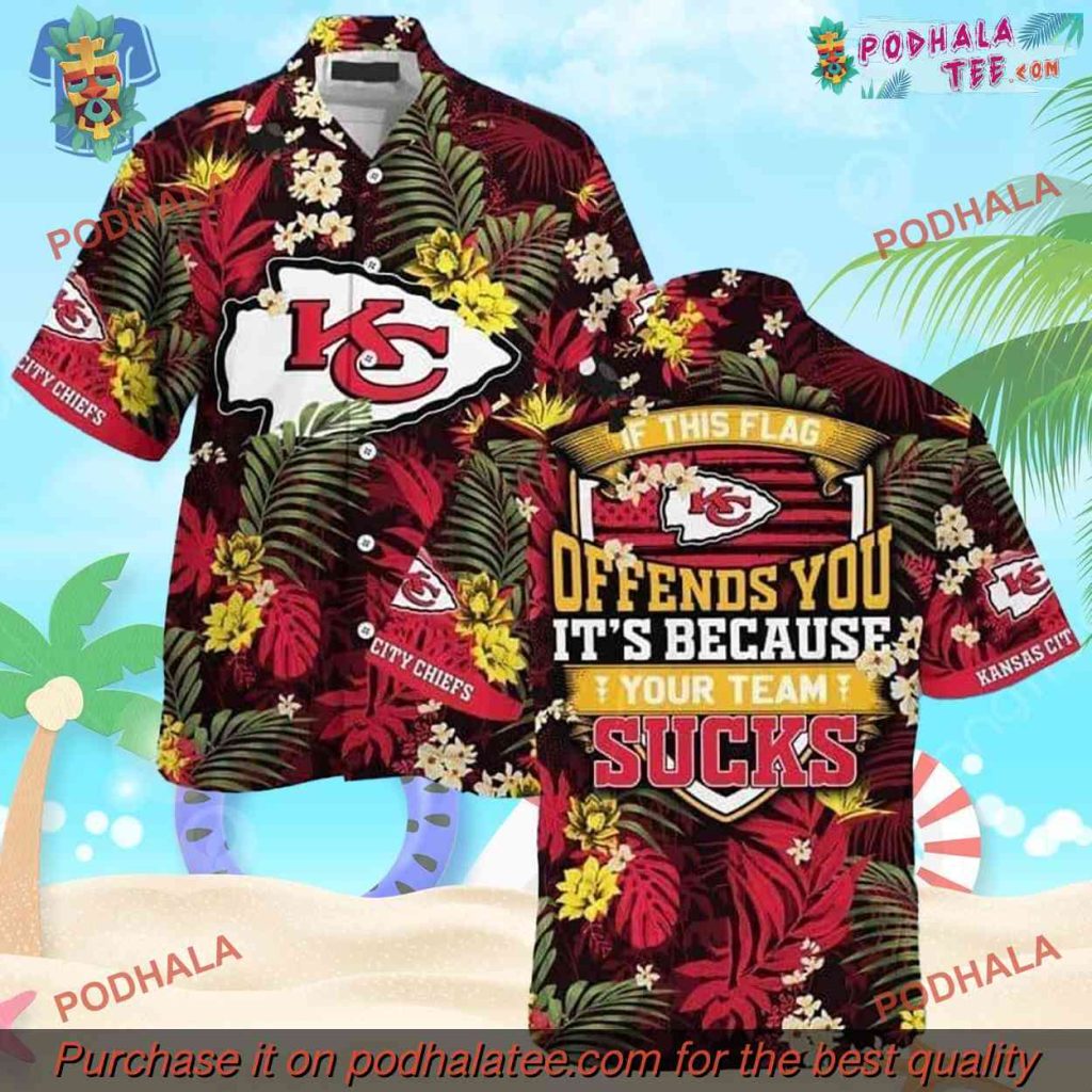 If This Flag Offends Chiefs Hawaiian Shirt, KC Chiefs Gifts