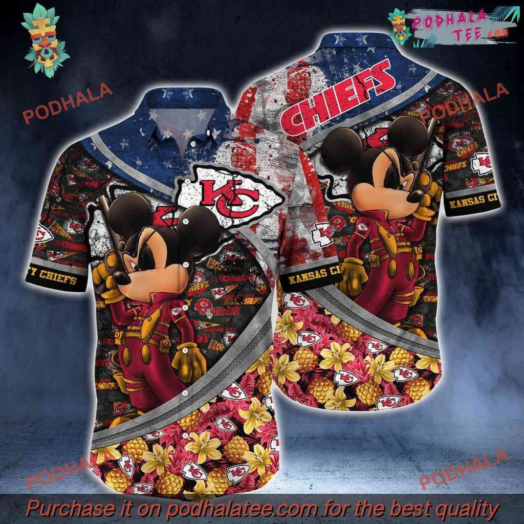 Kansas City Chiefs NFL Aloha Shirt, Chiefs Tropical Clothing