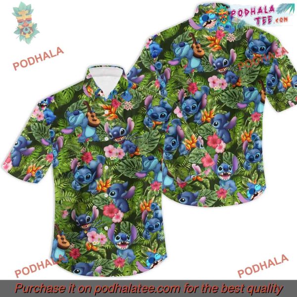 Lilo & Stitch Aloha Hawaiian Shirt, Summer Hawaii Vibe