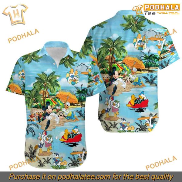 Mickey Mouse Hawaiian Shirt, Disney Gifts For Women, Unique Aloha Style
