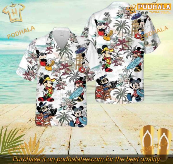 Mickey Mouse Hawaiian Shirt, Summer Beach Vibes, Disney Adult Fashion