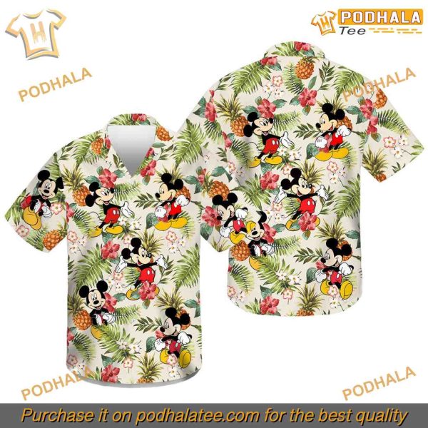 Mickey Mouse Hawaiian Shirt, Summer Trip Family Hawaiian Shirt
