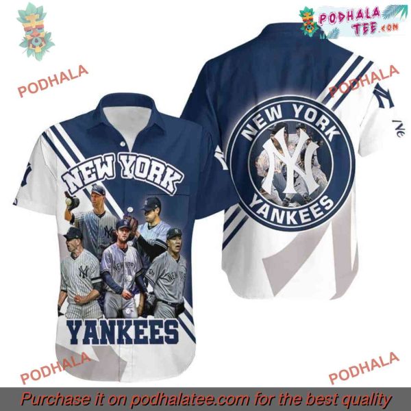 New York Yankees Hawaiian Shirt, Father’s Day Baseball Fan Gift