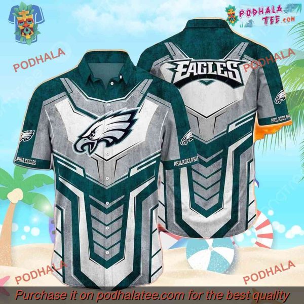 Philadelphia Eagles NFL Hawaiian Shirt, Ideal Clothing Gift For Boyfriend