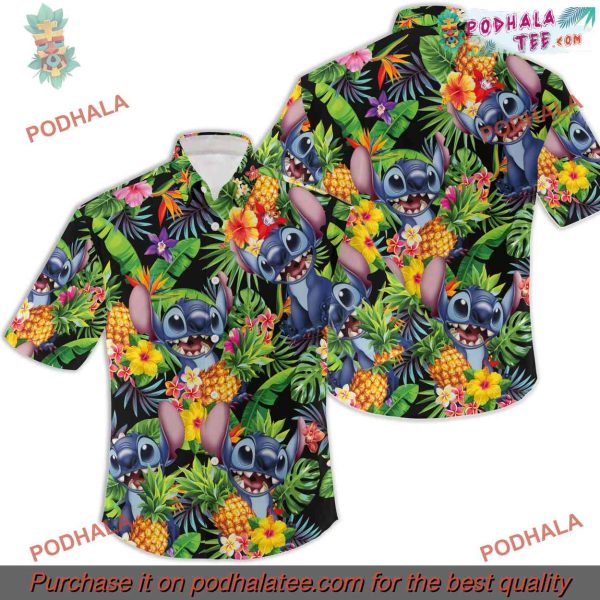 Stitch Disney Hawaiian Shirt, Unique Gift for Disney Fans