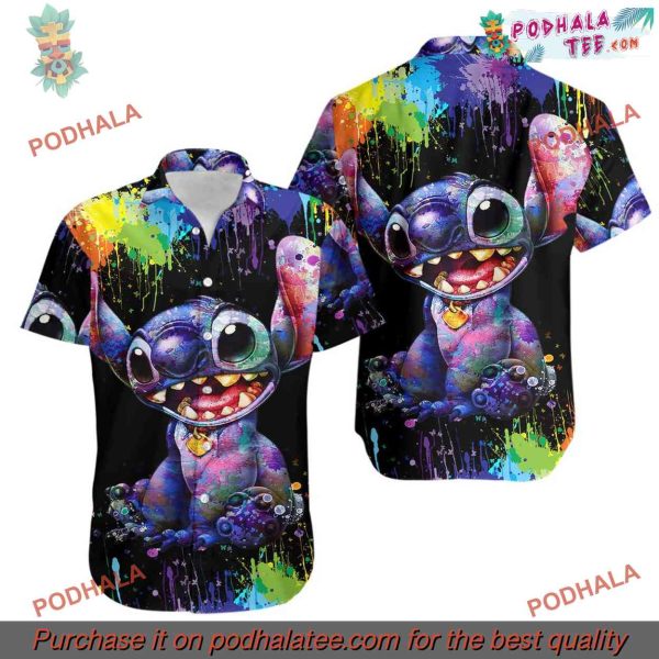 Stitch Hawaiian Shirt, Disney Gifts for Adults, Aloha Shirt Spirit