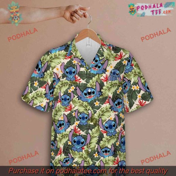 Stitch Hawaiian Shirt, Ideal for Disney Fans