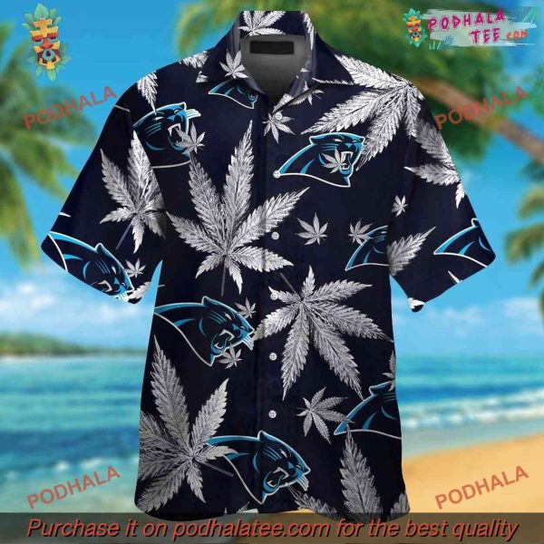 Carolina Panthers Hawaiian Shirt Elegance NFL Tropical Apparel