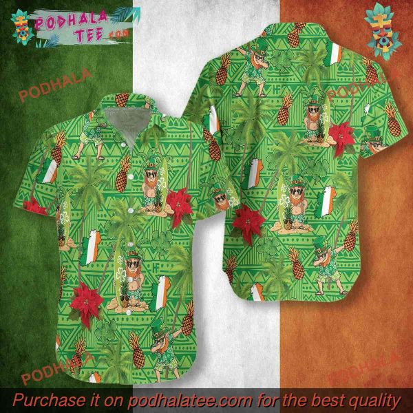 Irish Proud Leprechaun St Patricks Day Hawaiian Shirt as a Unique Gift