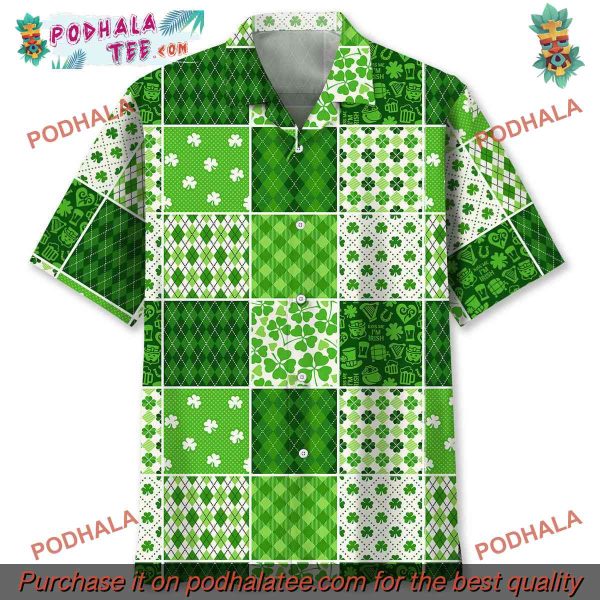 Lucky Irish St Patrick Day Hawaiian Shirt, Great St Patricks Gifts