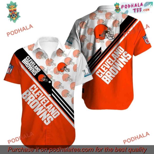 NFL Cleveland Browns Aloha Shirt, Collectible Browns Apparel