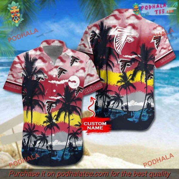 NFL Gift Personalized Atlanta Falcons Clothing Hawaiian Shirt Graphic Print Shirt