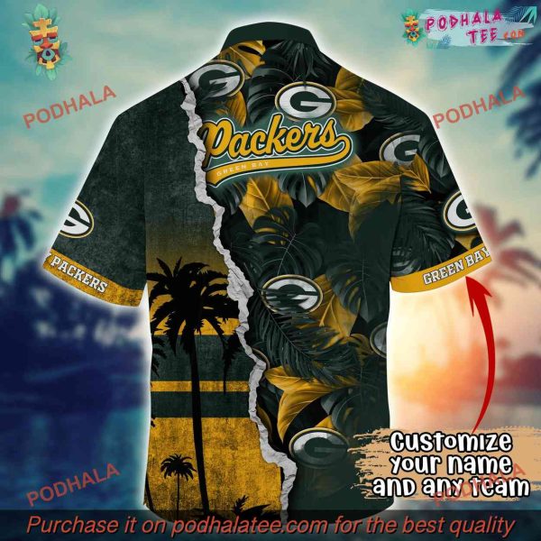 NFL Green Bay Packers Hawaiian Shirt, Custom Dry Season Aloha Shirt