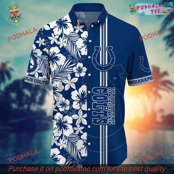NFL Indianapolis Colts Hawaiian Shirt, Sunlighttime International Tie Shirts