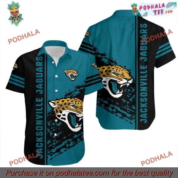Quarter Style NFL Jacksonville Jaguars Hawaiian Shirt