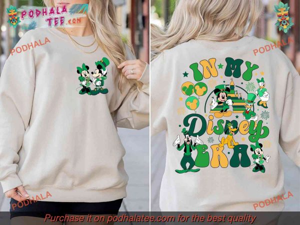 Disney Era St Patricks Day Shirt, Shamrock Themed Family Matching Outfit