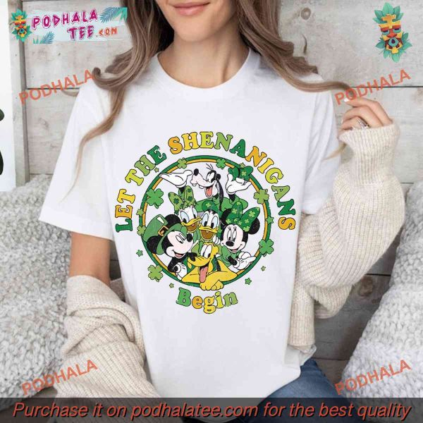 Disney Shenanigans Begin T-shirt for St Patricks Day, Lovely Gift Idea