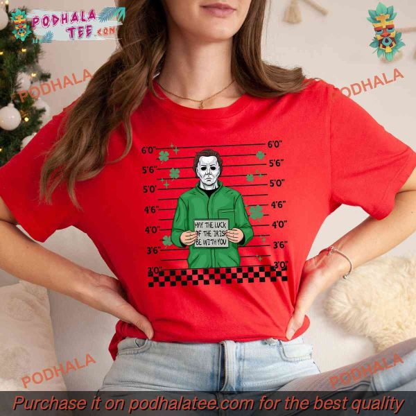 Horror St Patricks Day Tshirt, Unique Irish Themed Shirt for Horror Fans
