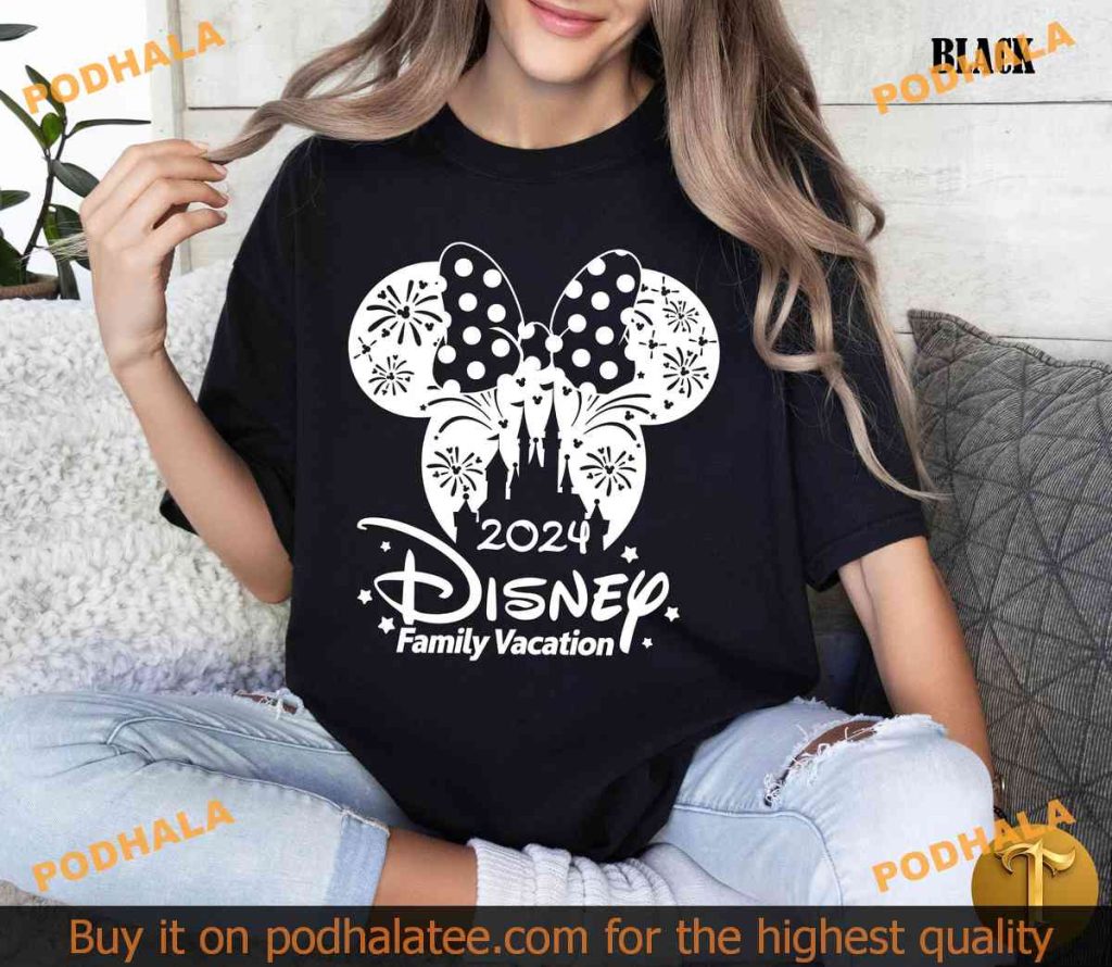 2024 Disney Castle Family Vacation Tees, Unique Disney Gifts For Adults