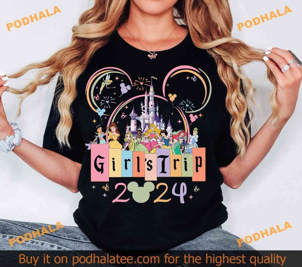 2024 Disney Girls Trip Matching Shirts, Disney Gift Ideas for Women's Cruise